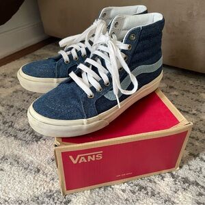 Madewell x Vans Blu Denim sz 6 woman/ 4.5 men NWT